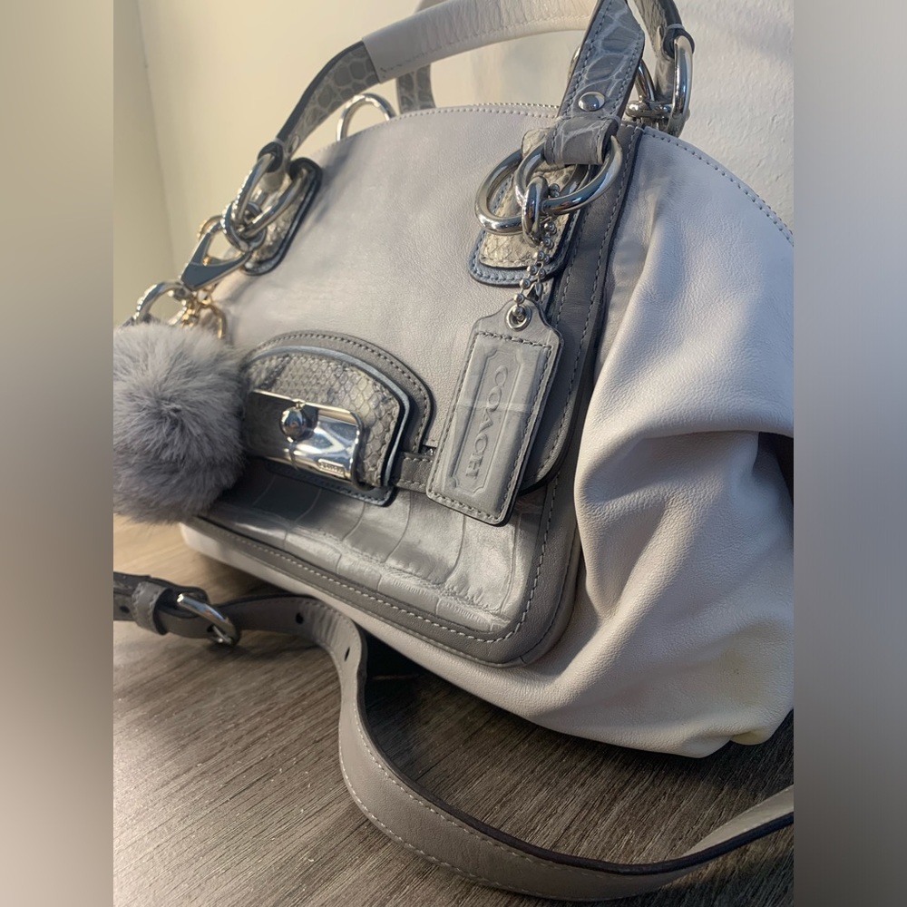 NWOT COACH KRISTIN SPECTATOR LEATHER DOMED SATCHEL - Picture 2 of 8